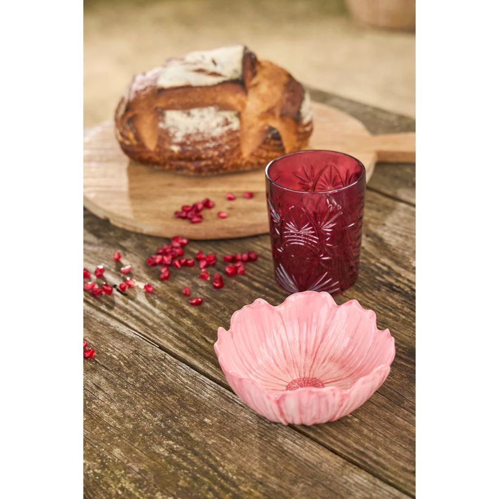 Coupelle (x2) Dahlia En Dolomite Fuchsia Et Rose D13/d12cm 2 Coupelle (x2) Dahlia En Dolomite Fuchsia Et Rose D13/d12cm – Image 2