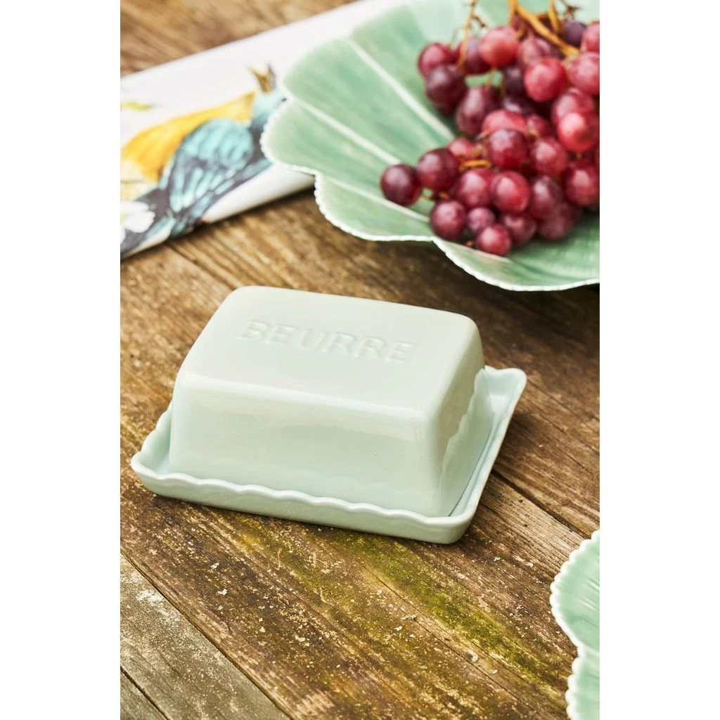 Beurrier En Grès Vert D'eau - Dulci 2 Beurrier En Grès Vert D'eau - Dulci – Image 2