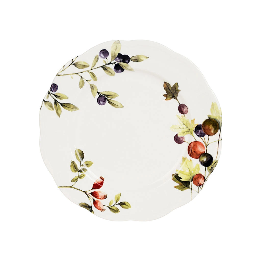 Assiette à Dessert En Faïence Blanche D20.3cm - Meredith 1 Assiette à Dessert En Faïence Blanche D20.3cm - Meredith