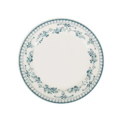 Assiette à Dessert En Faience Bleu Ancien D20cm - Faustine
