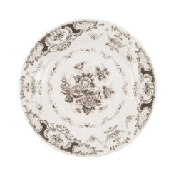Assiette à Dessert En Faïence Gris D20cm - Clothilde