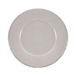 Assiette à Dessert En Faïence Gris Perle D24cm - Constance