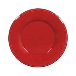 Assiette à Dessert En Faïence Rouge D23.5cm - Constance