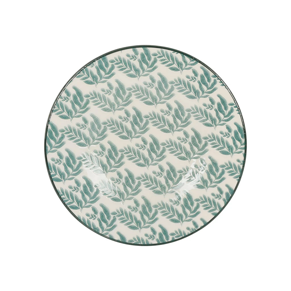 Assiette à Dessert En Faïence Sauge D23cm- Campagne 1 Assiette à Dessert En Faïence Sauge D23cm- Campagne