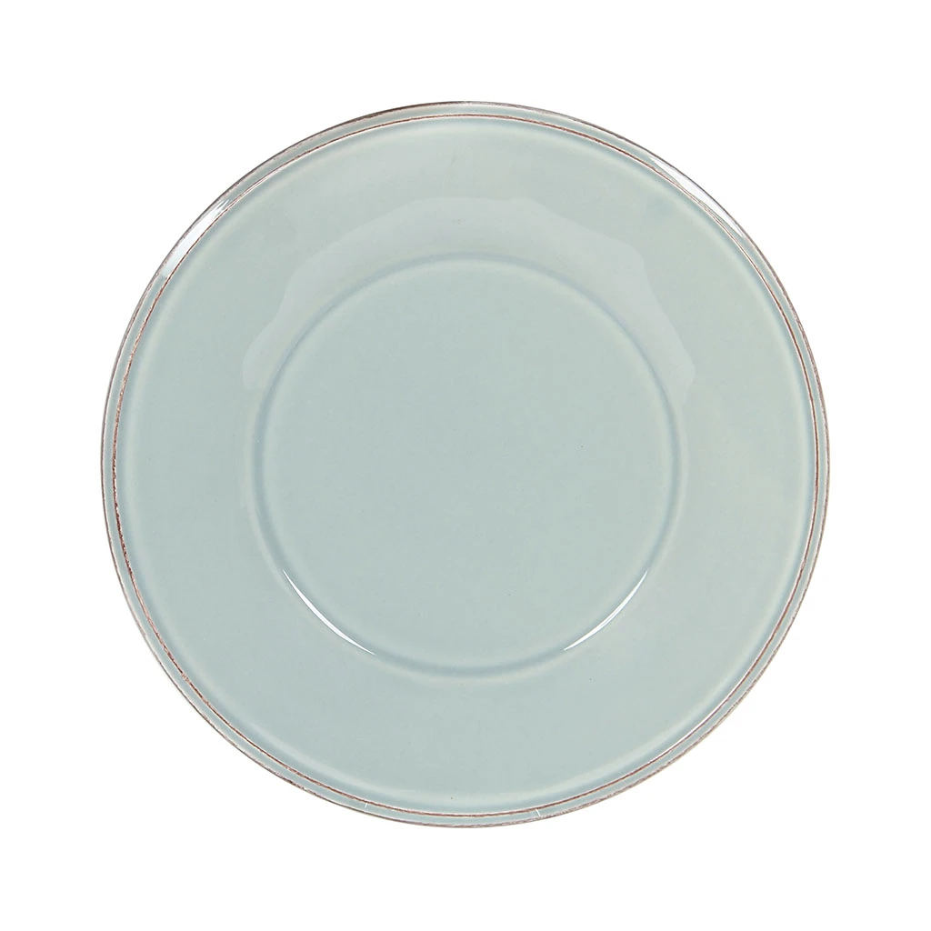 Assiette à Dessert En Faïence Vert D'eau D23.5cm - Constance 1 Assiette à Dessert En Faïence Vert D'eau D23.5cm - Constance