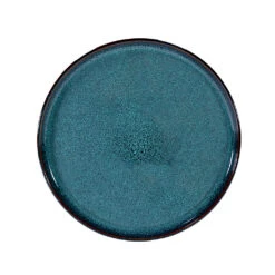 Assiette à Dessert En Grès Bleu D20cm - Volga