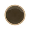 Assiette à Dessert En Grès Kaki D21.5cm - Jade
