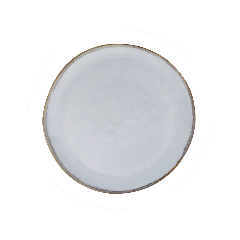 Assiette A Dessert En Grès Nacré D20cm - Nori 1 Assiette A Dessert En Grès Nacré D20cm - Nori