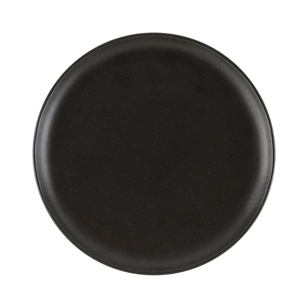 Assiette à Desserten Grès Noir D21cm - Ingrid 1 Assiette à Desserten Grès Noir D21cm - Ingrid