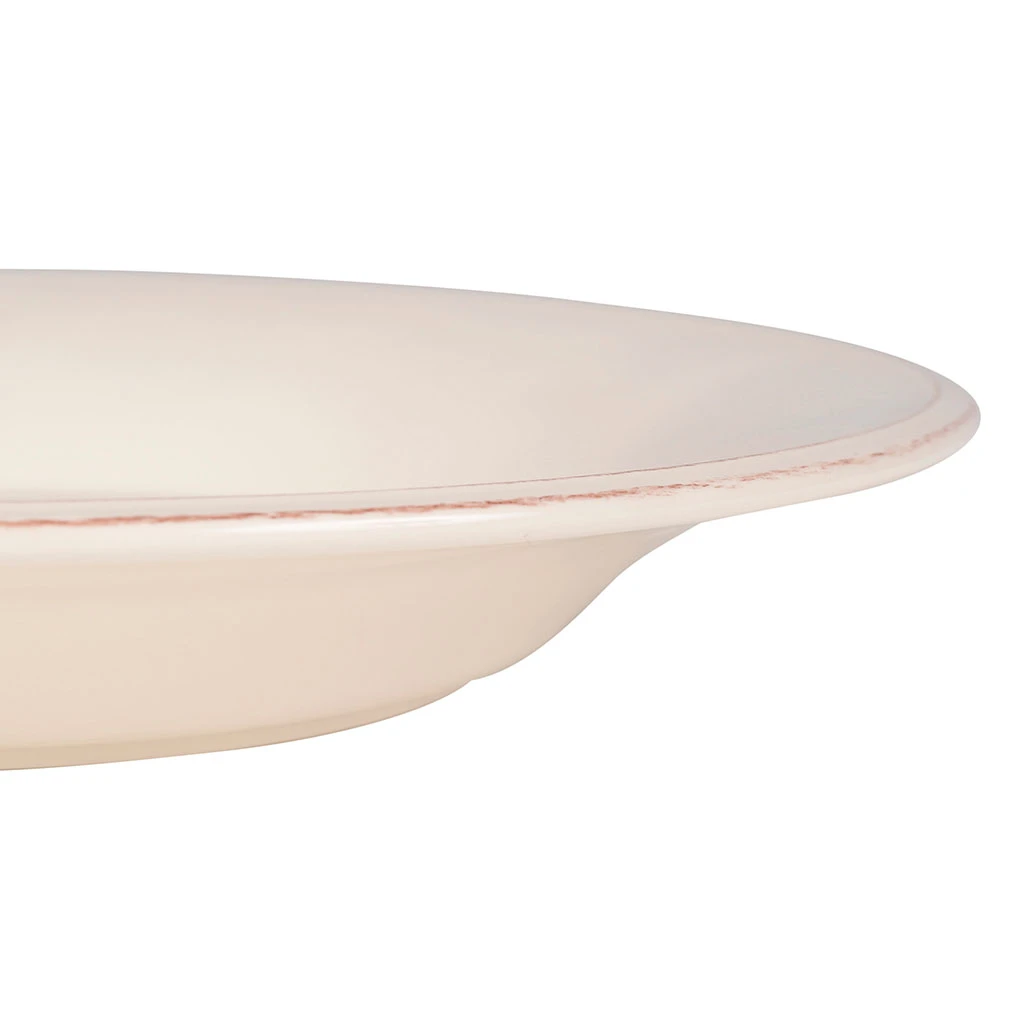 Assiette à Pâtesen Faïence Ivoire D27cm - Constance 2 Assiette à Pâtesen Faïence Ivoire D27cm - Constance – Image 2