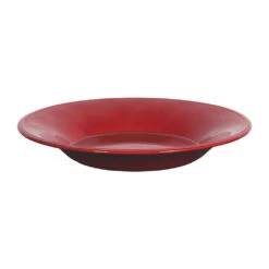 Assiette à Pâtes En Faïence Rouge D27cm - Constance