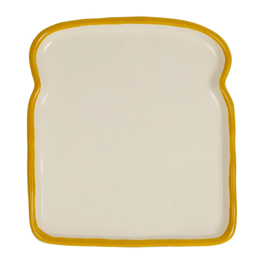 Assiette Brioche En Grès 13x15cm - Réveil Gourmand 1 Assiette Brioche En Grès 13x15cm - Réveil Gourmand