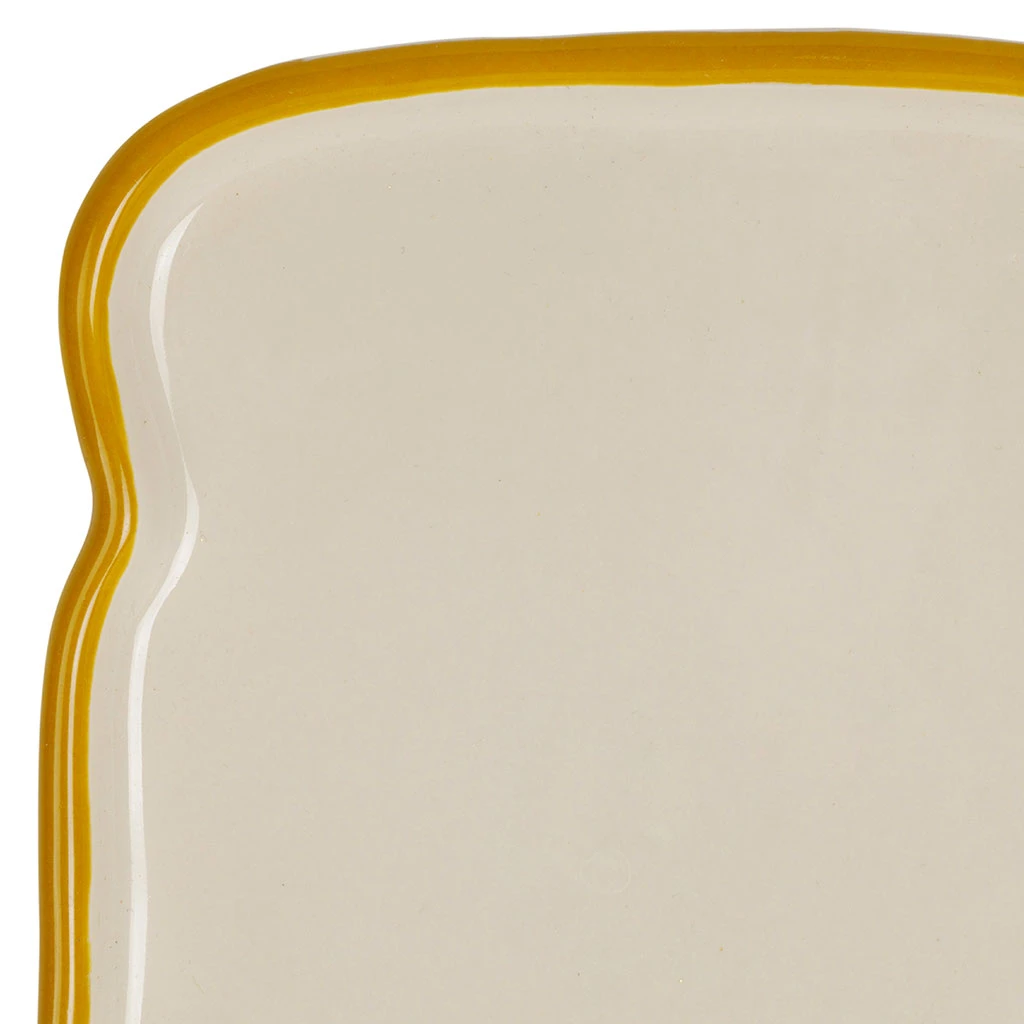 Assiette Brioche En Grès 13x15cm - Réveil Gourmand 2 Assiette Brioche En Grès 13x15cm - Réveil Gourmand – Image 2