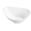 Assiette Calotte En Porcelaine Blanc D19cm- Galet