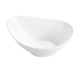 Assiette Calotte En Porcelaine Blanc D19cm- Galet