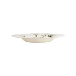 Assiette Creuse En Faïence Blanche D22.9cm - Meredith