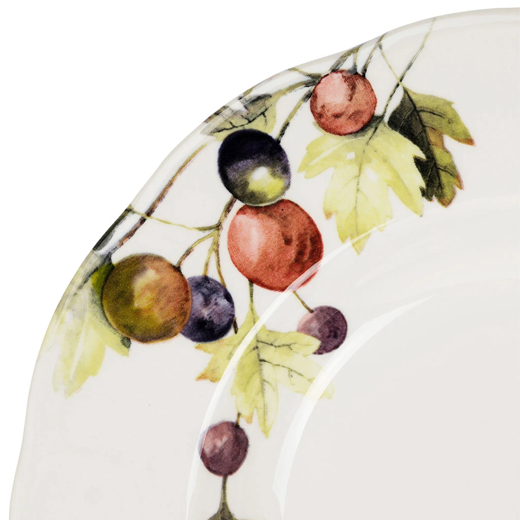 Assiette Creuse En Faïence Blanche D22.9cm - Meredith 3 Assiette Creuse En Faïence Blanche D22.9cm - Meredith – Image 3