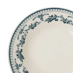 Assiette Creuse En Faïence Bleu Ancien D23cm - Faustine -Magasin De Vaisselle Pour La Maison assiette creuse en faience bleu ancien d23cm faustine 201265 201265 DET02 WEB 1