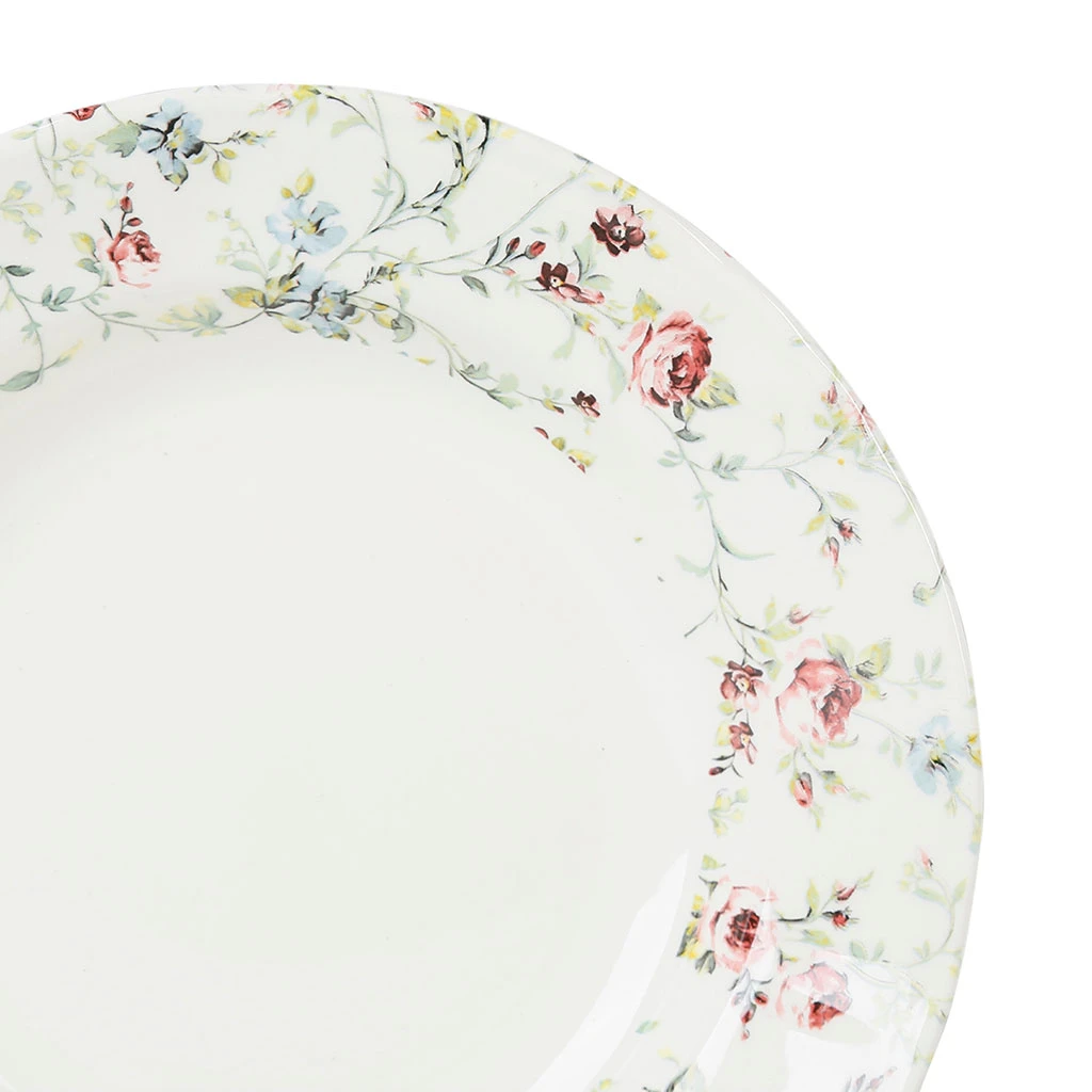 Assiette Creuse En Faïence Multicolore D23cm - Fleurs Champs 3 Assiette Creuse En Faïence Multicolore D23cm - Fleurs Champs – Image 3