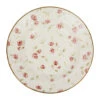 Assiette Creuse En Faïence Rose Et Doré D23cm - Rose
