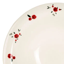 Assiette Creuse En Faience Rouge D20cm - Paquerette 5 Assiette Creuse En Faience Rouge D20cm - Paquerette -Magasin De Vaisselle Pour La Maison assiette creuse en faience rouge d20cm paquerette 201991 201991 DET02 WEB