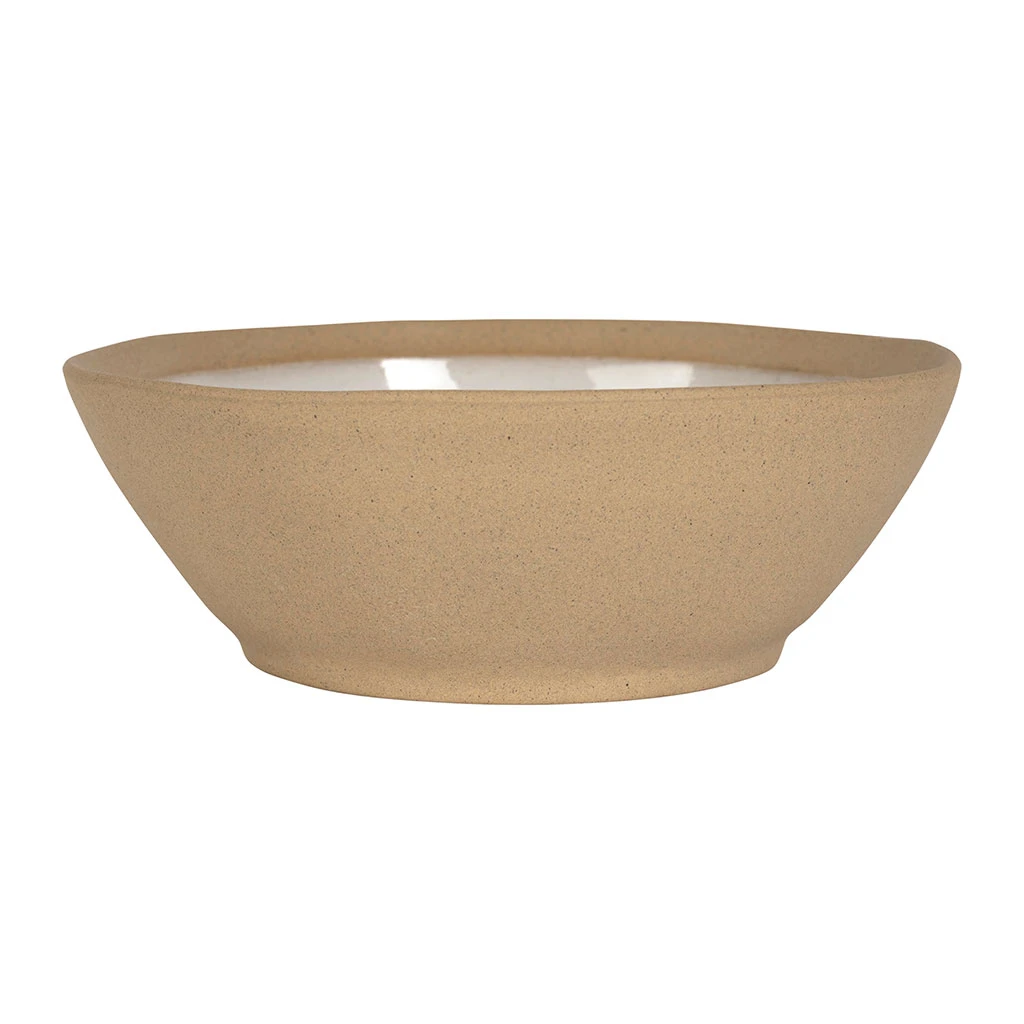 Assiette Creuse En Grès Blanc D18cm - Jade 1 Assiette Creuse En Grès Blanc D18cm - Jade