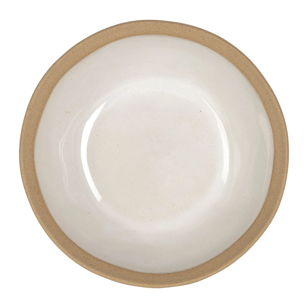 Assiette Creuse En Grès Blanc D18cm - Jade 2 Assiette Creuse En Grès Blanc D18cm - Jade – Image 2