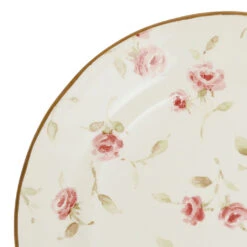 Assiette De Dessert En Faïence Rose Et Doré D20cm - Rose -Magasin De Vaisselle Pour La Maison assiette de dessert en faience rose et dore d20cm rose 201835 201835 DET01 WEB