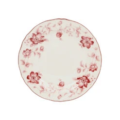 Assiette De Dessert En Faïence Rouge D20cm - Margaux