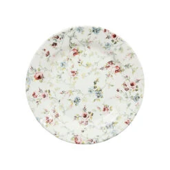 Assiette Dessert En Faïence Multicolore D21cm - Fleurs Champs