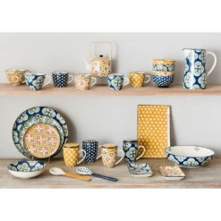 Amadeus Assiette Dessert En Grès Jaune D21cm - Imany