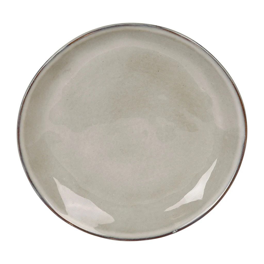 Assiette Dessert En Grès Vert D20 Cm- Nori 1 Assiette Dessert En Grès Vert D20 Cm- Nori