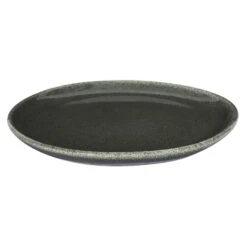 Assiette En Grès Vert D21cm - Black Forest
