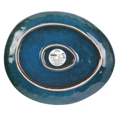 Assiette Galet En Grès Bleu D27.5cm - Au Gres Du Temps 6 Assiette Galet En Grès Bleu D27.5cm - Au Gres Du Temps -Magasin De Vaisselle Pour La Maison assiette galet en gres bleu d27 5cm au gres du temps 620108 620108 FRN06 WEB