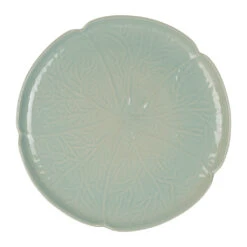 Assiette Plate Chou En Grès Lichen D27cm