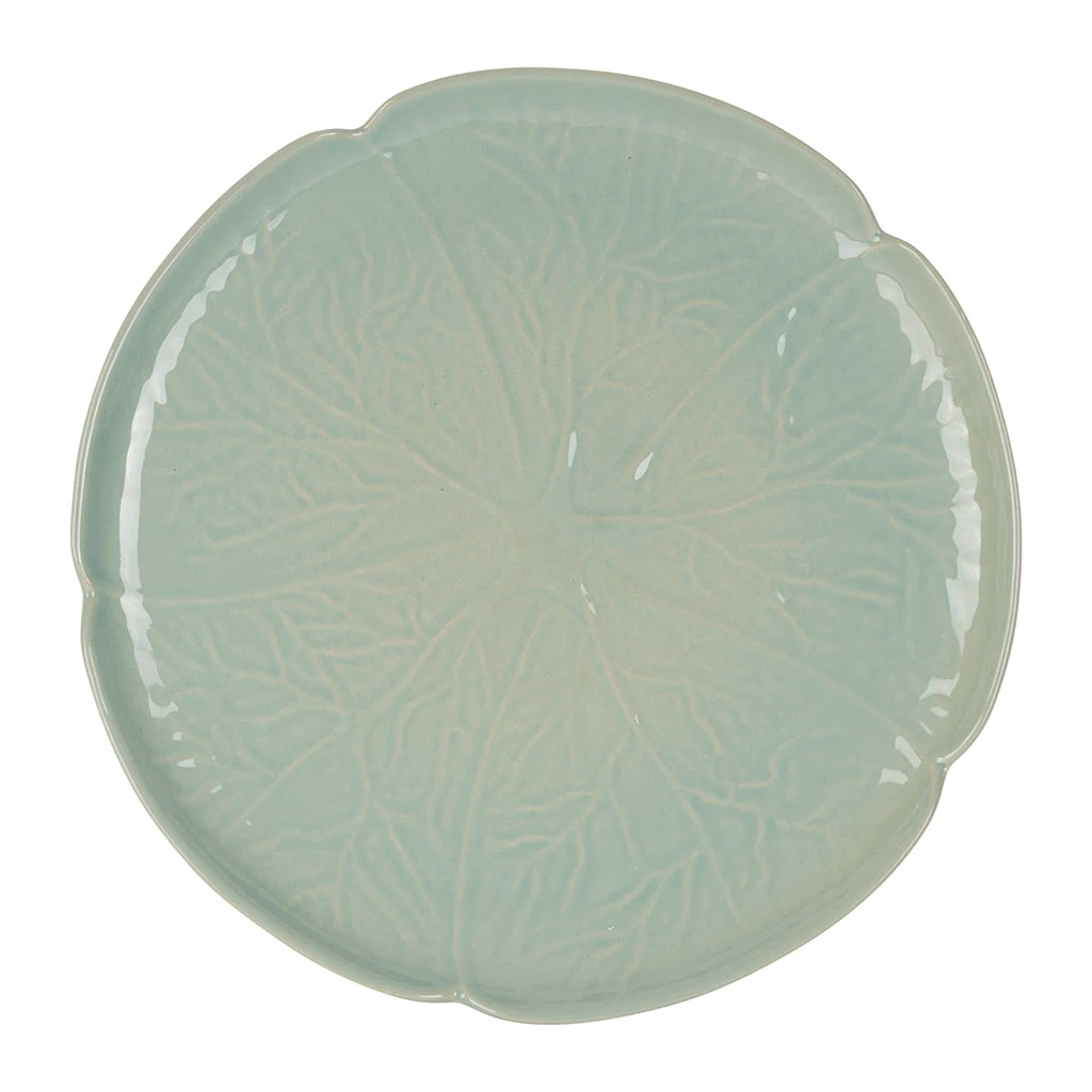 Assiette Plate Chou En Grès Lichen D27cm 1 Assiette Plate Chou En Grès Lichen D27cm