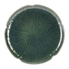 Assiette Plate Chou En Grès Vert D27cm