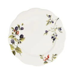 Assiette Plate En Faïence Blanche D27cm - Meredith