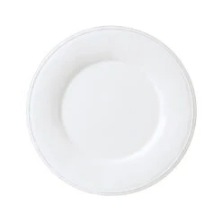 Assiette Plate En Faïence Blanche D28.5cm - Constance