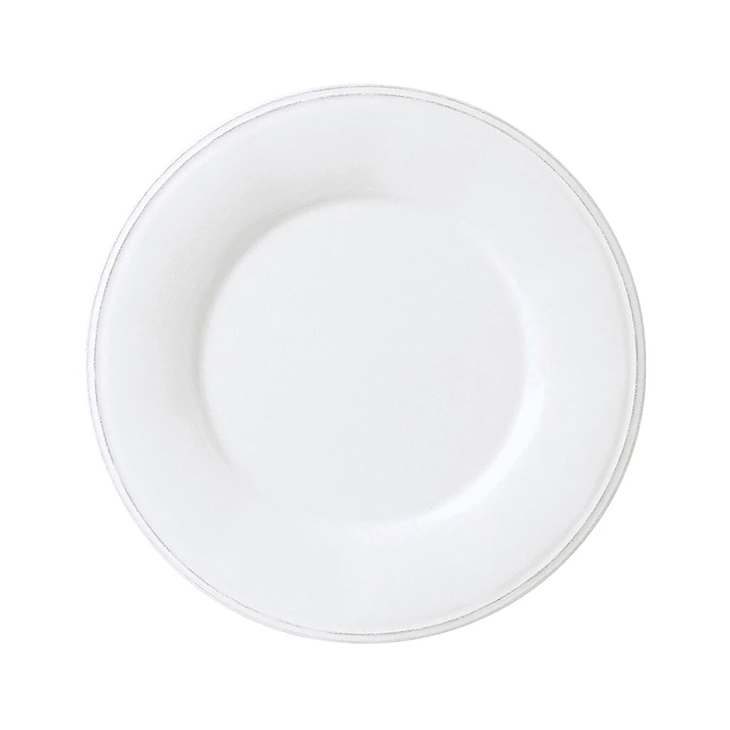 Assiette Plate En Faïence Blanche D28.5cm - Constance 1 Assiette Plate En Faïence Blanche D28.5cm - Constance