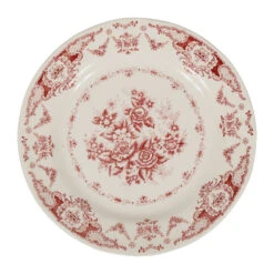 Assiette Plate En Faience Bordeaux D26cm - Clothilde