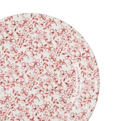 Assiette Plate En Faïence Bordeaux D26cm -p'tites Fleurs -Magasin De Vaisselle Pour La Maison assiette plate en faience bordeaux d26cm p tites fleurs 201479 201479 DET01 WEB 1