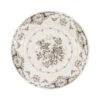 Assiette Plate En Faïence Gris D26cm - Clothilde