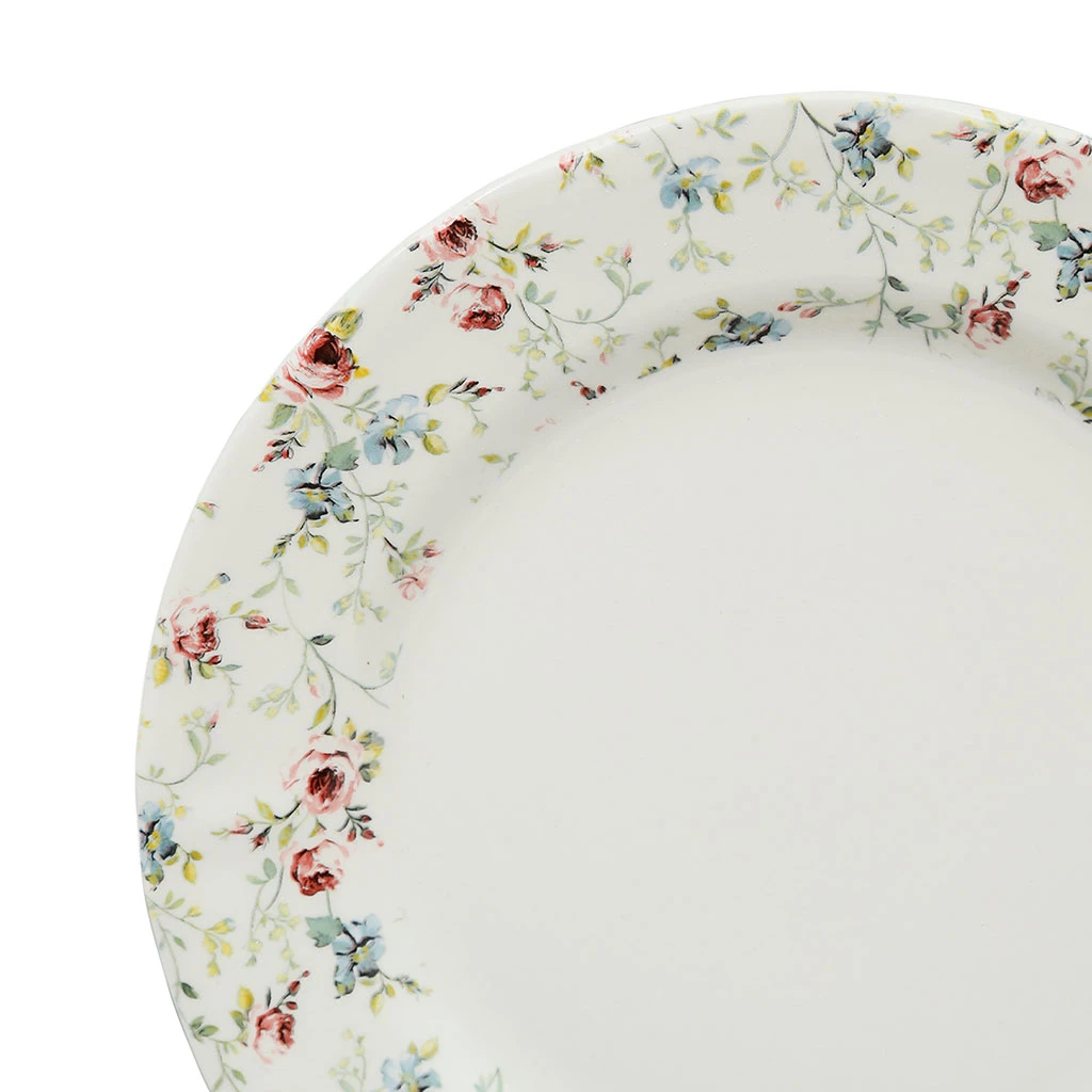 Assiette Plate En Faïence Multicolore D26cm - Fleurs Champs 2 Assiette Plate En Faïence Multicolore D26cm - Fleurs Champs – Image 2