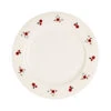 Assiette Plate En Faience Rouge D27cm - Paquerette