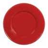 Assiette Plate En Faïence Rouge D28.5cm - Constance