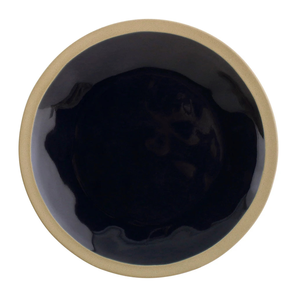 Assiette Plate En Grès Bleu Marine D28cm - Jade 1 Assiette Plate En Grès Bleu Marine D28cm - Jade