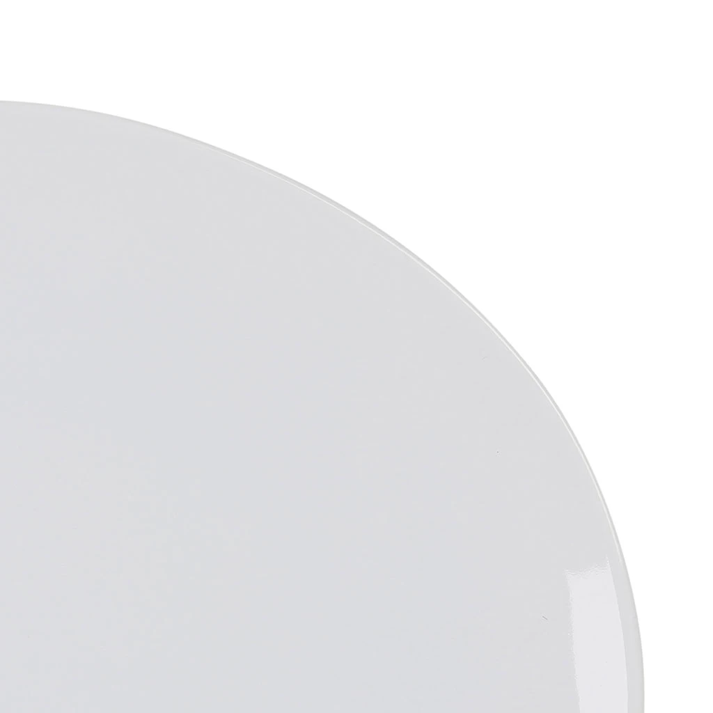 Assiette Plate En Porcelaine Blanc D28cm- Galet 3 Assiette Plate En Porcelaine Blanc D28cm- Galet – Image 3