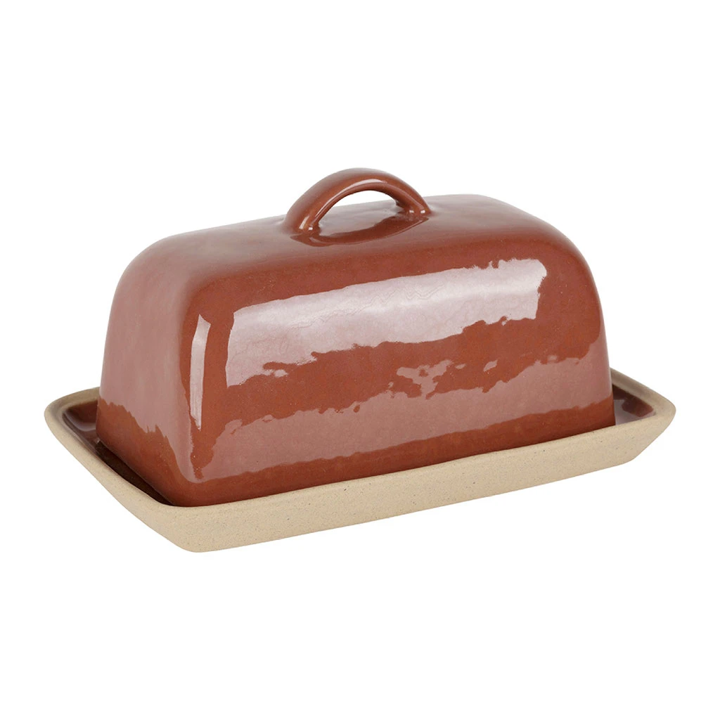 Beurrier En Grès Tomette - Jade 2 Beurrier En Grès Tomette - Jade – Image 2