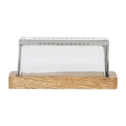 Beurrier En Verre Et Manguier - Grand Office 6 Beurrier En Verre Et Manguier - Grand Office -Magasin De Vaisselle Pour La Maison beurrier en verre et manguier grand office 201214 201214 DEB WEB 1